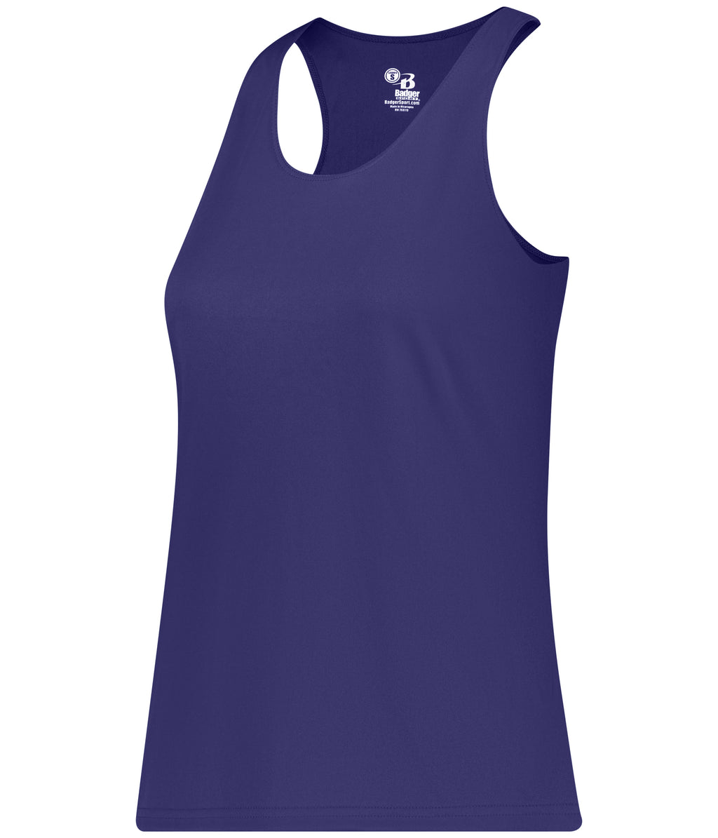 WOMEN'S B-CORE RACERBACK TANK - MOISTURE-WICKING PERFORMANCE