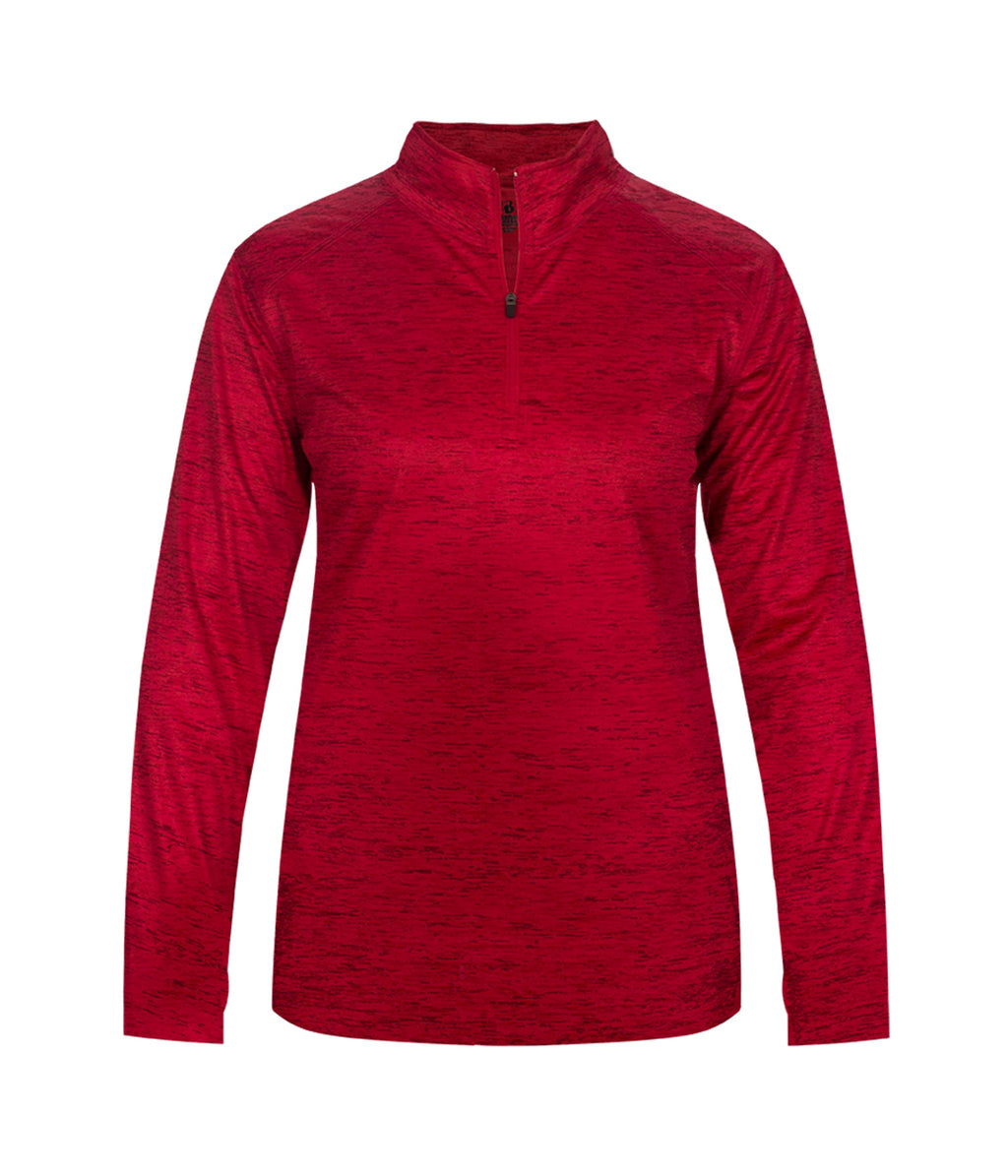 WOMEN'S TONAL BLEND 1/4 ZIP PULLOVER - MOISTURE-WICKING