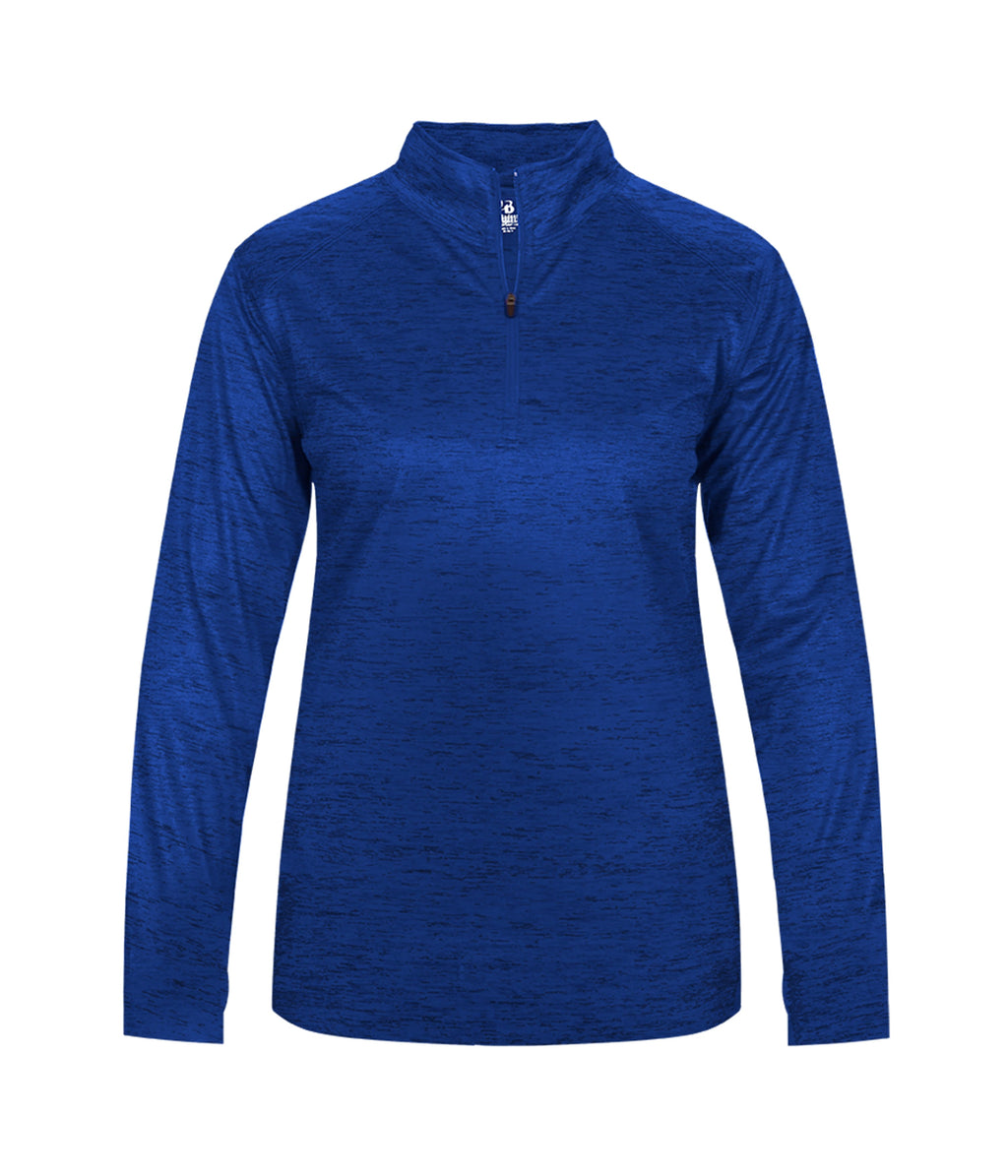 WOMEN'S TONAL BLEND 1/4 ZIP PULLOVER - MOISTURE-WICKING