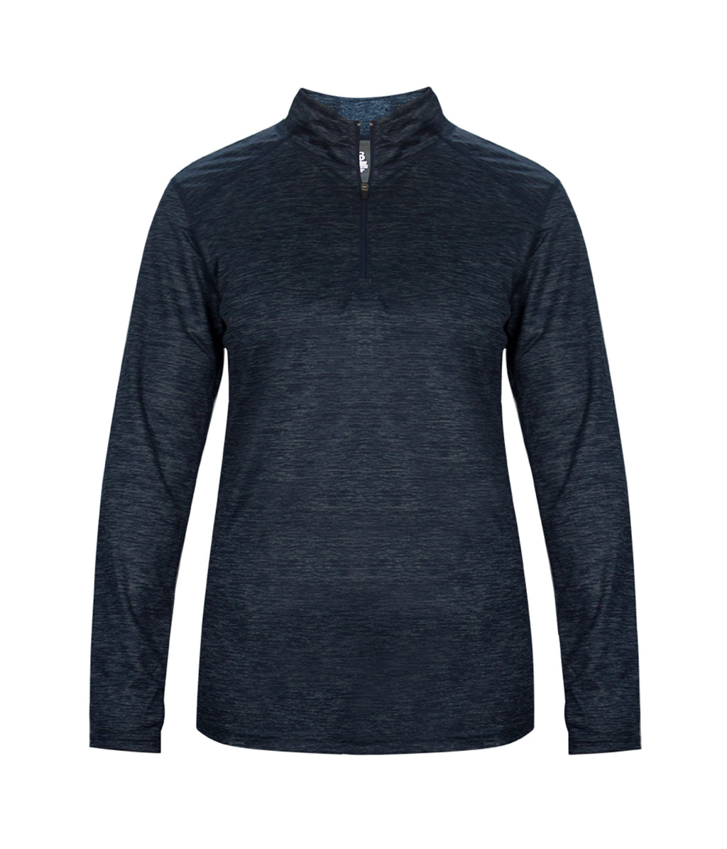 WOMEN'S TONAL BLEND 1/4 ZIP PULLOVER - MOISTURE-WICKING