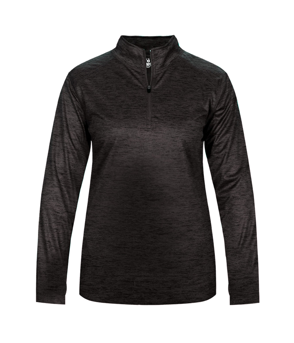 WOMEN'S TONAL BLEND 1/4 ZIP PULLOVER - MOISTURE-WICKING