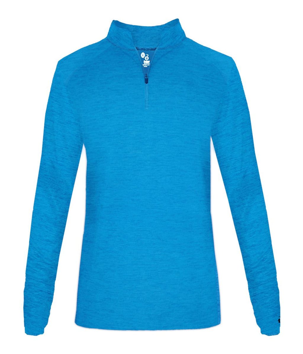 WOMEN'S TONAL BLEND 1/4 ZIP PULLOVER - MOISTURE-WICKING