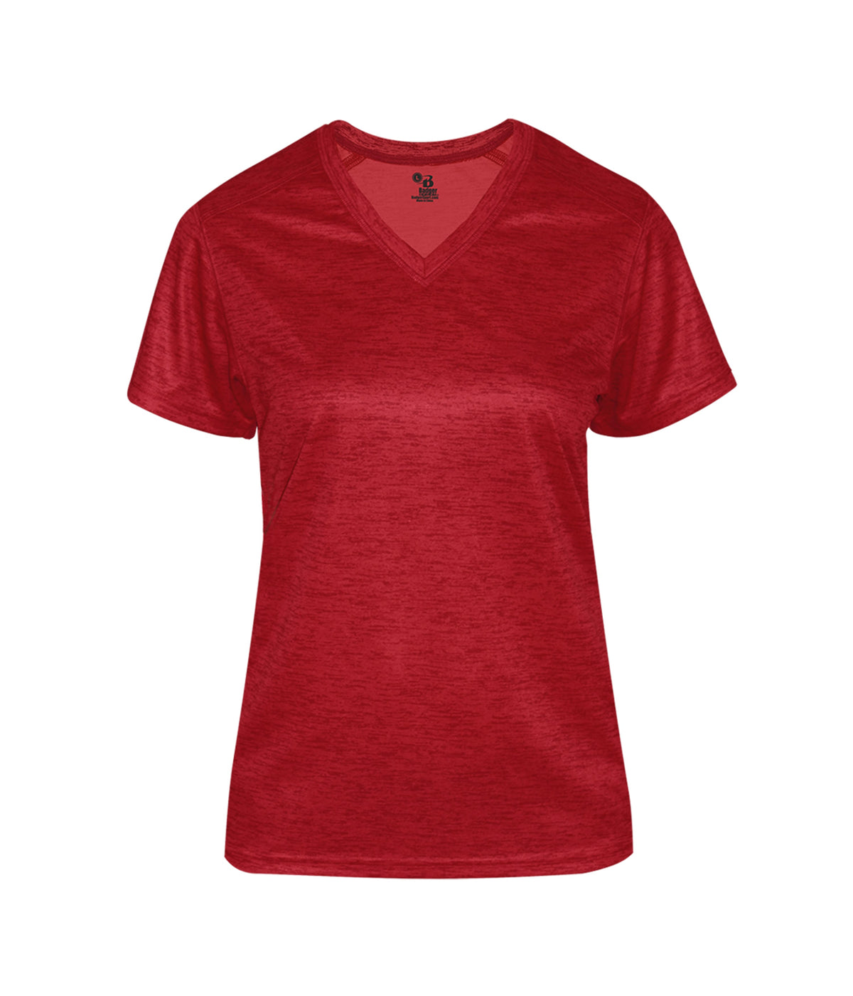 TONAL BLEND WOMEN'S' V-NECK T-SHIRT - MOISTURE-WICKING