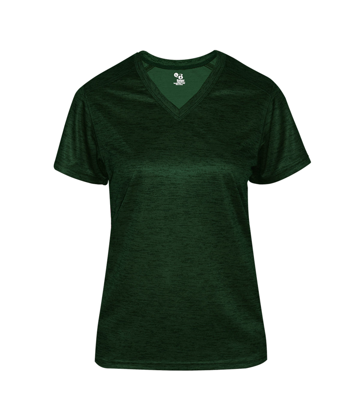 TONAL BLEND WOMEN'S' V-NECK T-SHIRT - MOISTURE-WICKING