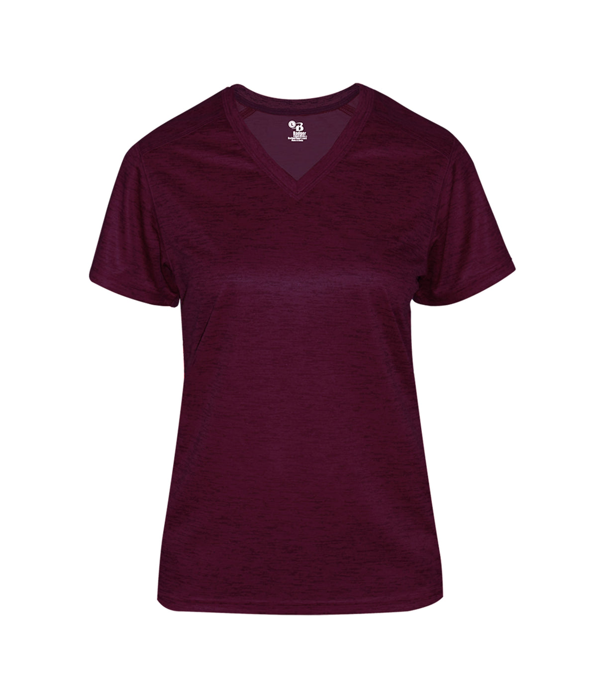 TONAL BLEND WOMEN'S' V-NECK T-SHIRT - MOISTURE-WICKING