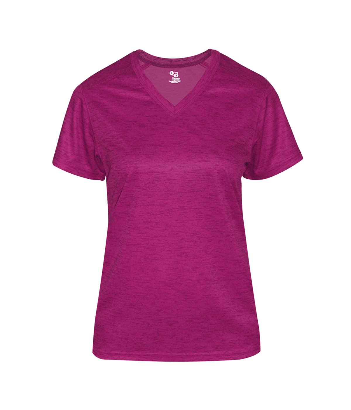 TONAL BLEND WOMEN'S' V-NECK T-SHIRT - MOISTURE-WICKING