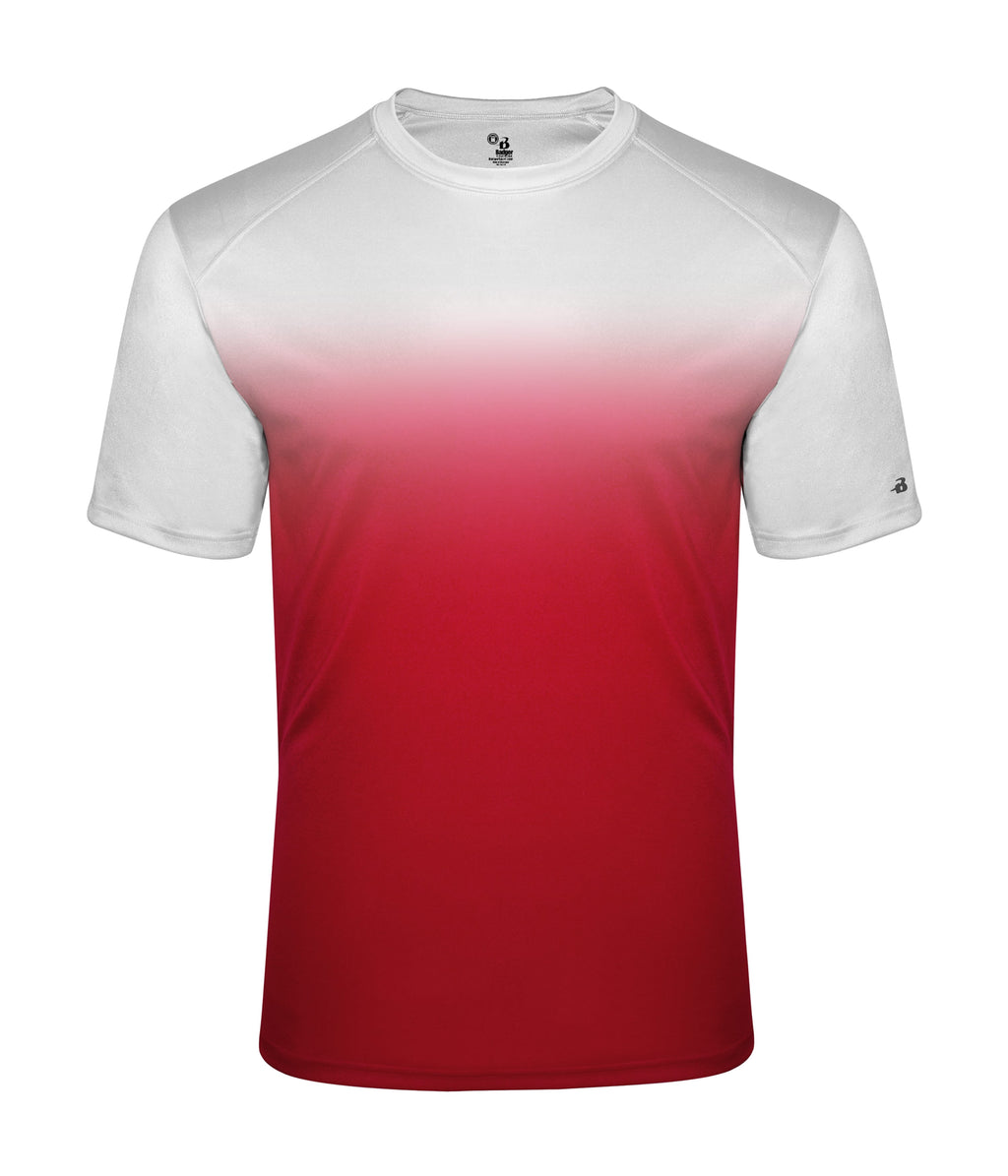 OMBRE T-SHIRT - MOISTURE-WICKING PERFORMANCE POLYESTER