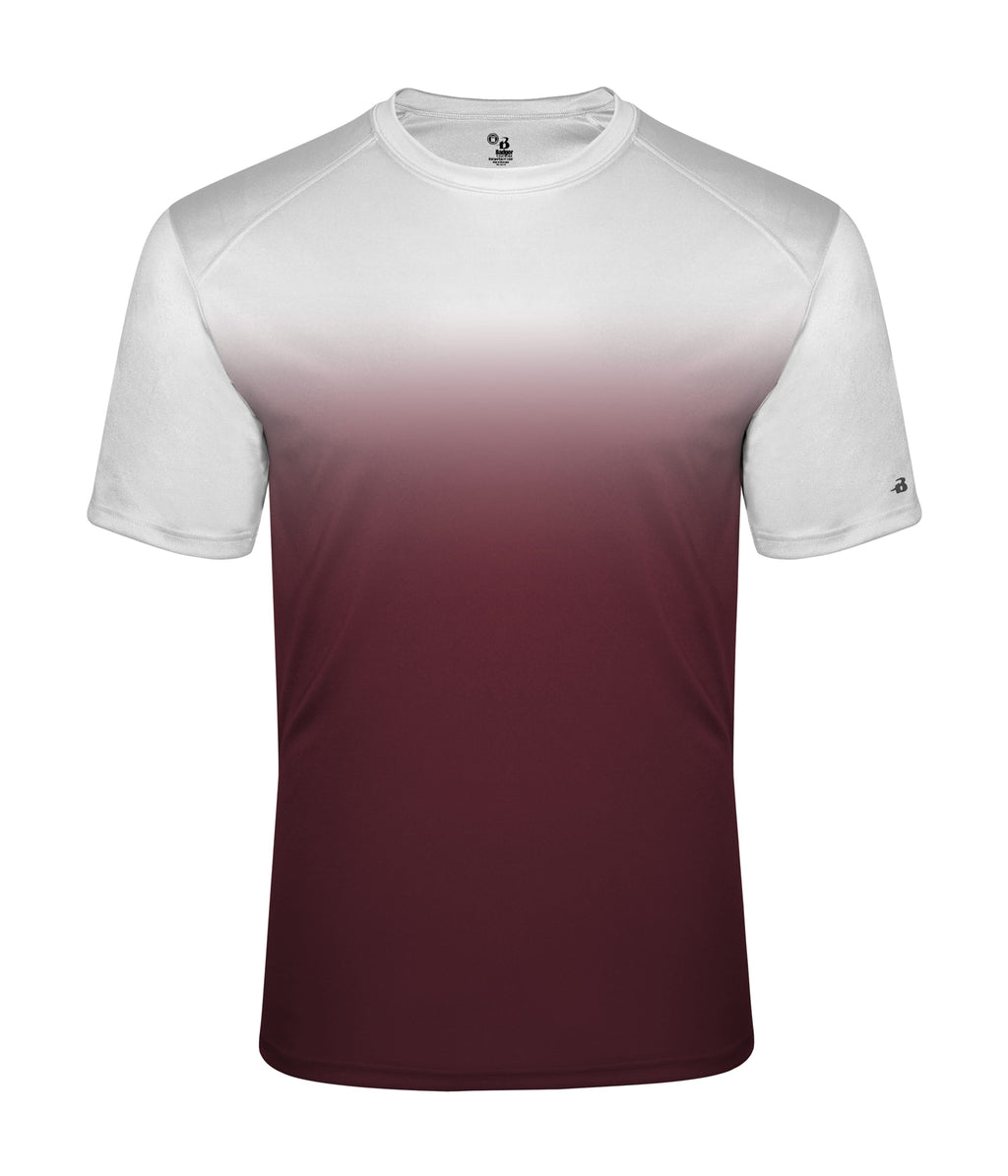 OMBRE T-SHIRT - MOISTURE-WICKING PERFORMANCE POLYESTER