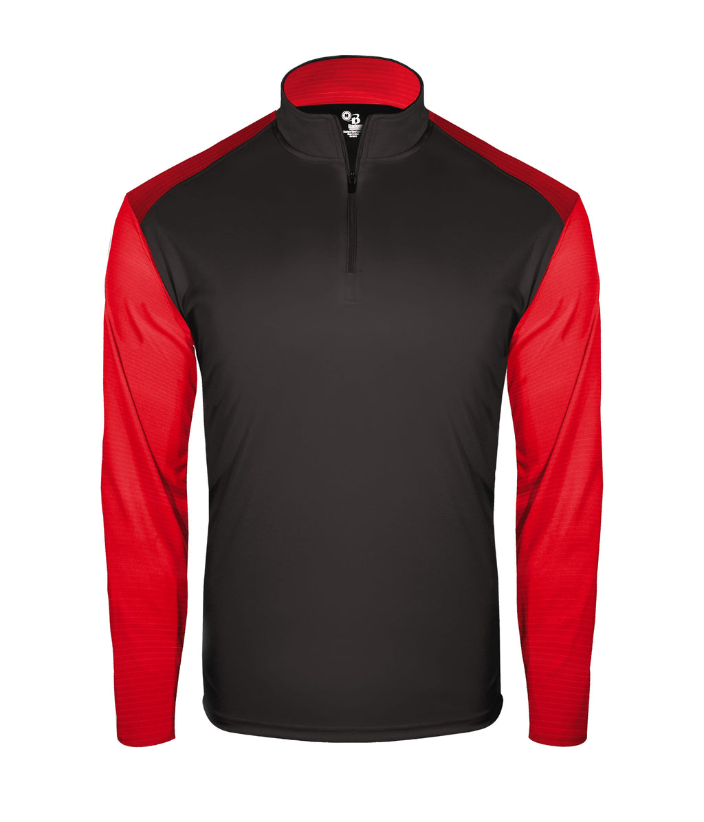 BREAKOUT 1/4 ZIP - MOISTURE-WICKING PERFORMANCE POLYESTER