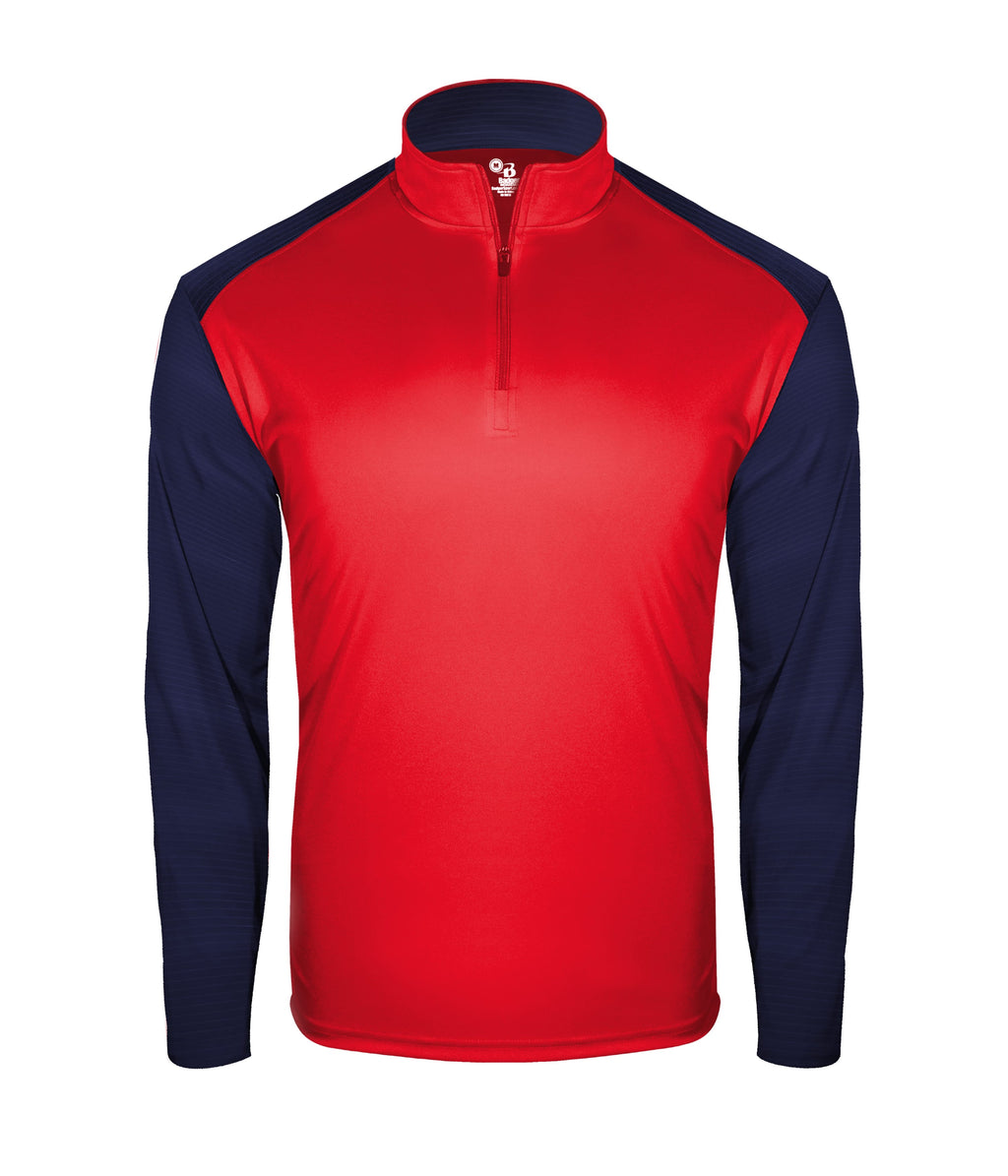 BREAKOUT 1/4 ZIP - MOISTURE-WICKING PERFORMANCE POLYESTER