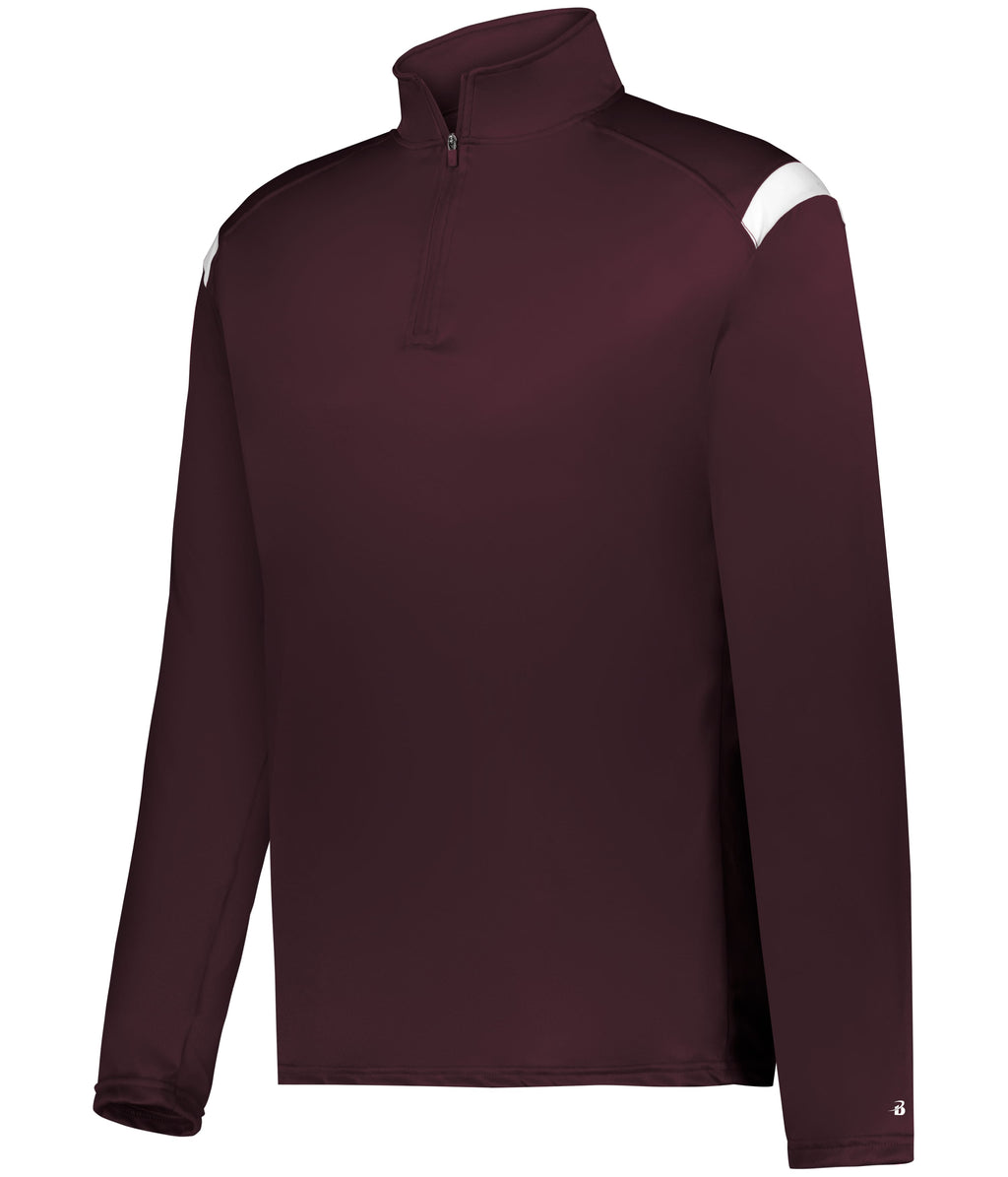 ON THE RISE 1/4 ZIP PULLOVER - MOISTURE-WICKING POLYESTER