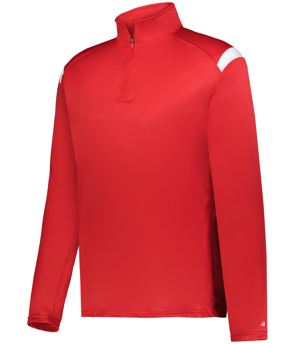 ON THE RISE 1/4 ZIP PULLOVER - MOISTURE-WICKING POLYESTER