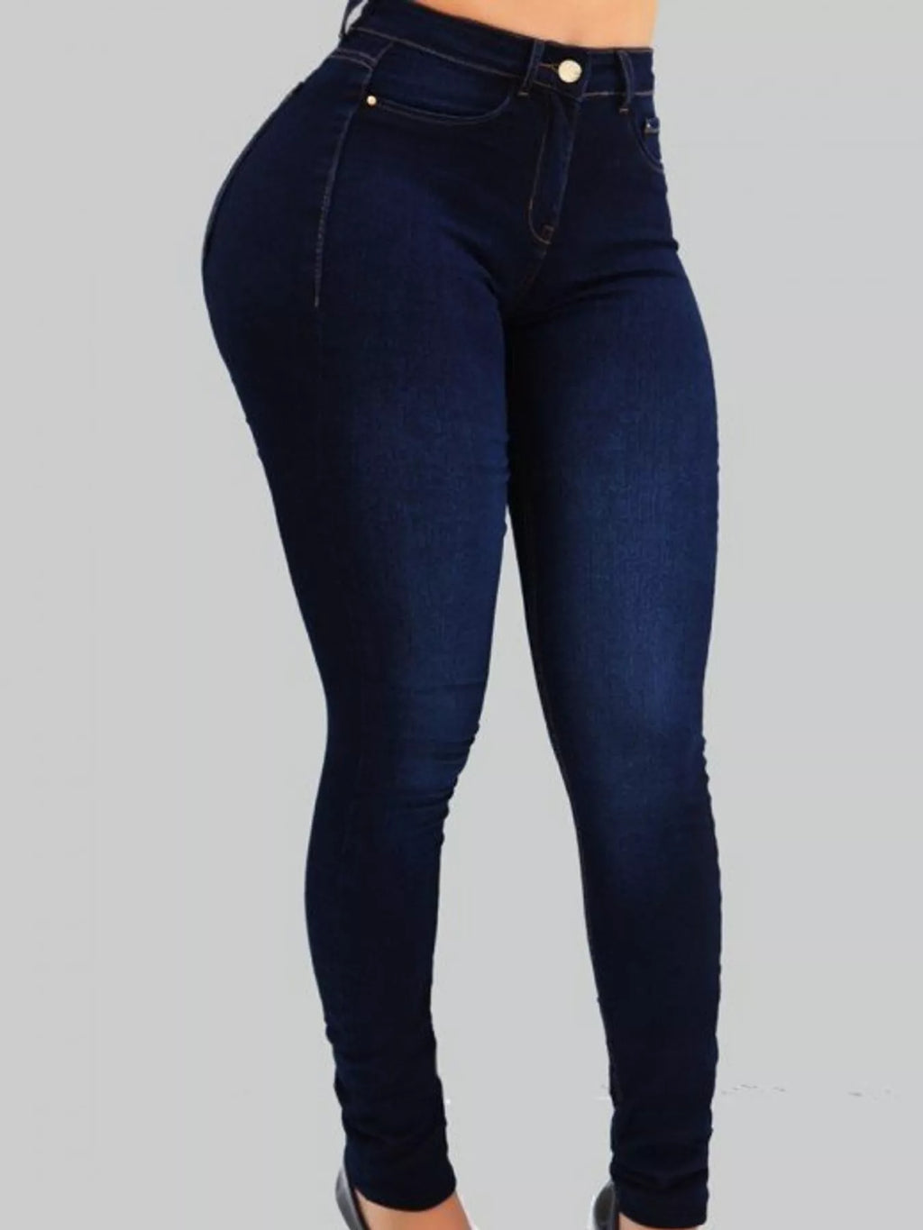 High-Waisted Sculpting Skinny Jeans