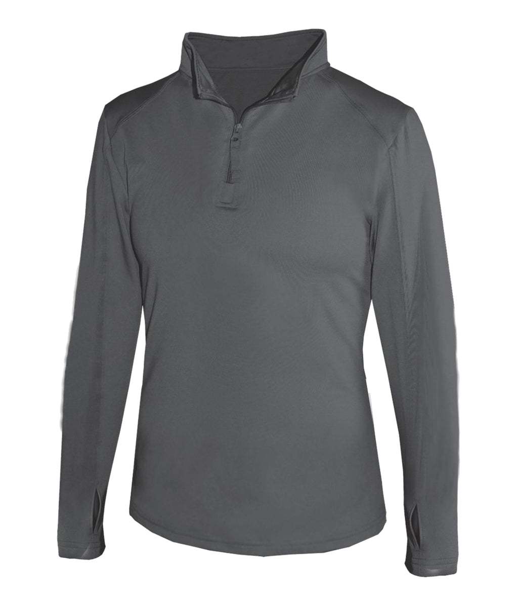 WOMEN'S 1/4 ZIP LIGHTWEIGHT PULLOVER - MOISTURE-WICKING PERFORMANCE