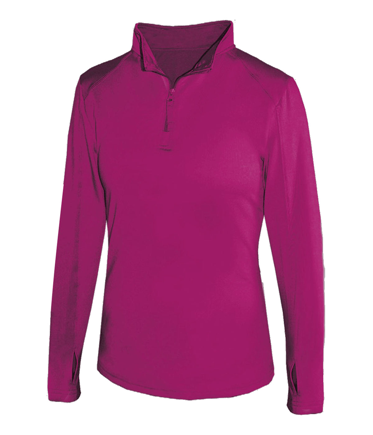 WOMEN'S 1/4 ZIP LIGHTWEIGHT PULLOVER - MOISTURE-WICKING PERFORMANCE