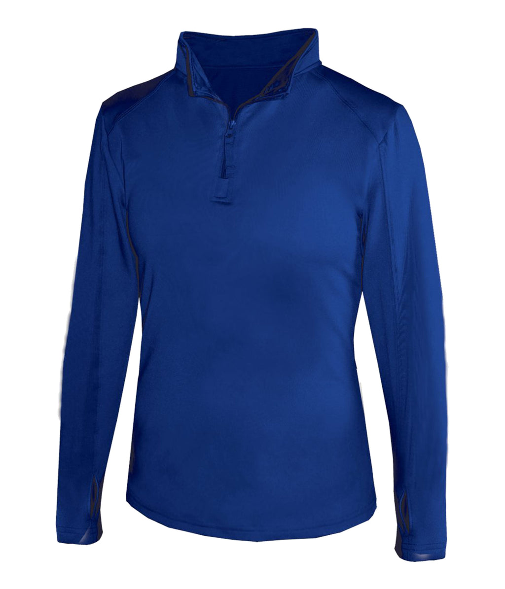 WOMEN'S 1/4 ZIP LIGHTWEIGHT PULLOVER - MOISTURE-WICKING PERFORMANCE