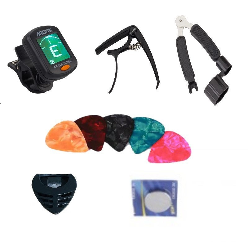 Guitar Accessories Suit Pick String Nail Pillow