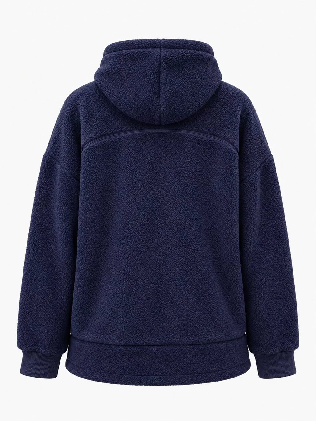 Full Size Fleece Pet-Carrying Hoodie with Cat Pouch Plus Size