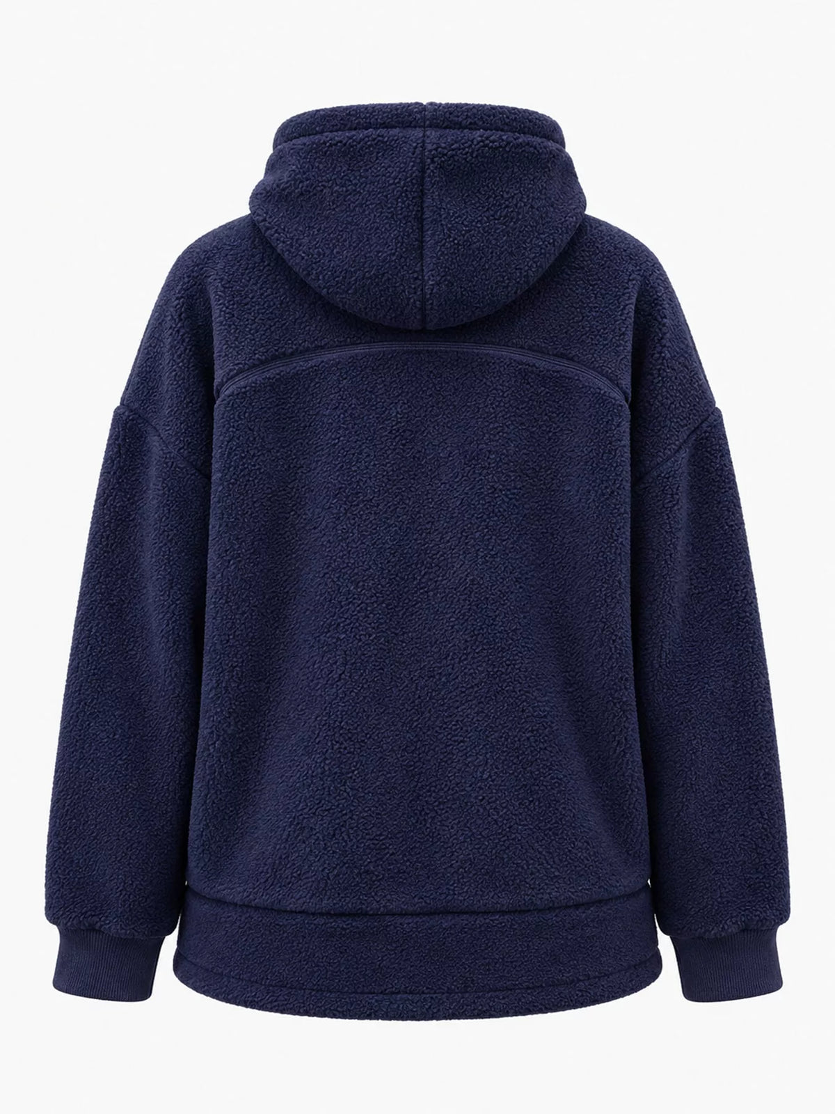 Full Size Fleece Pet-Carrying Hoodie with Cat Pouch Plus Size