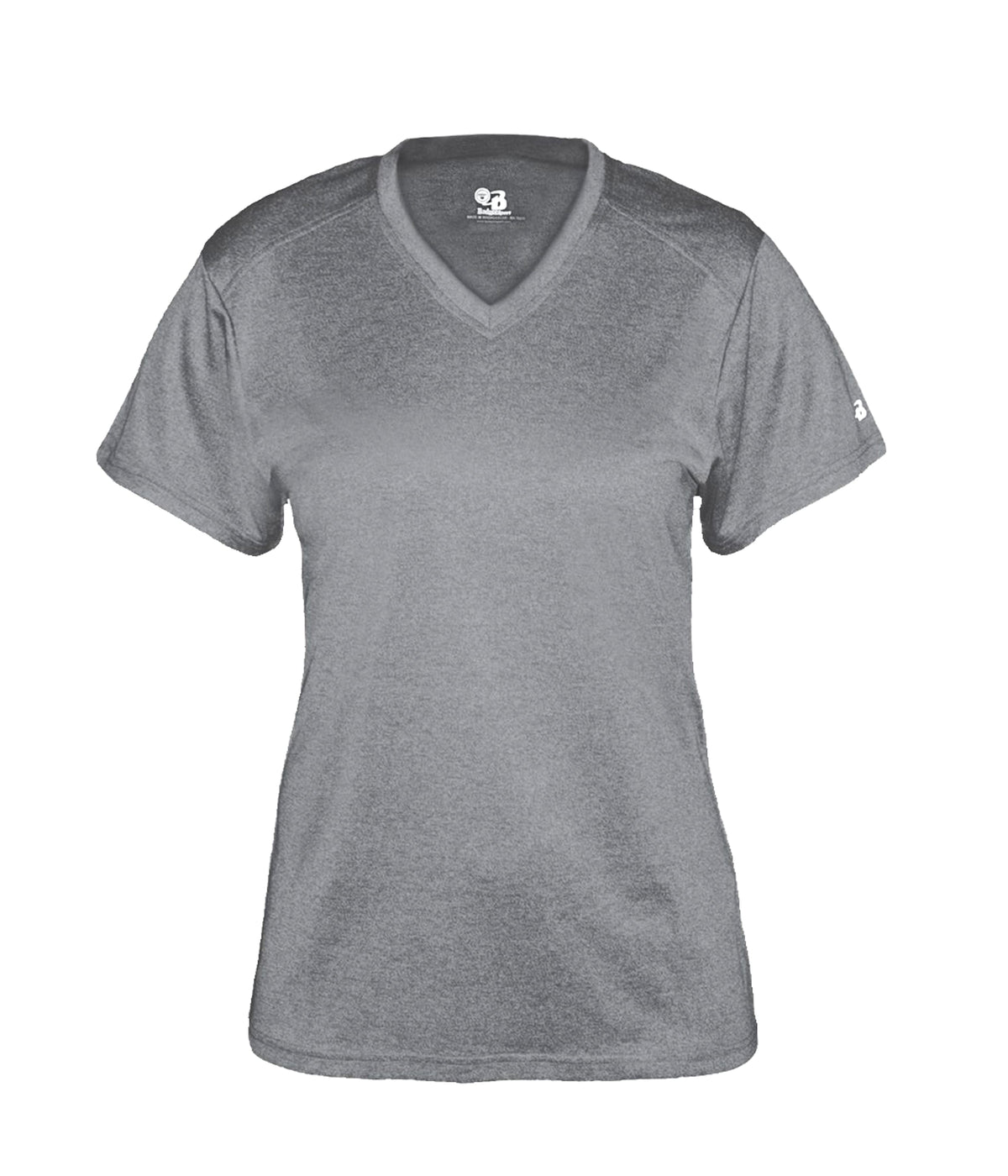 WOMEN'S PRO HEATHER V-NECK T-SHIRT - MOISTURE-WICKING