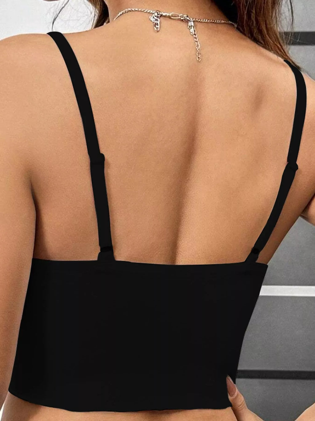 Twist Front Crop Cami