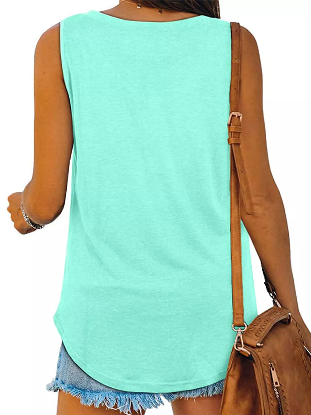V-Neck Casual Loose Fit Tank Top