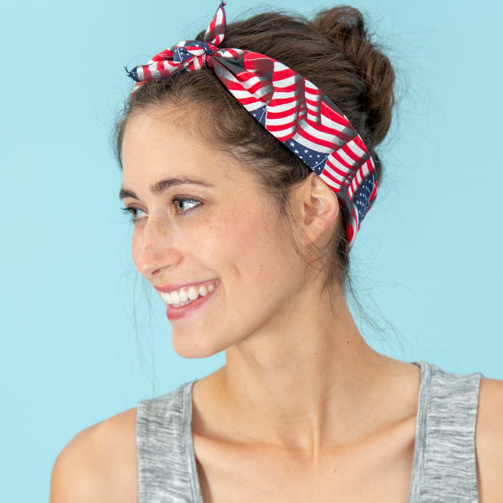 American Flag Bandana