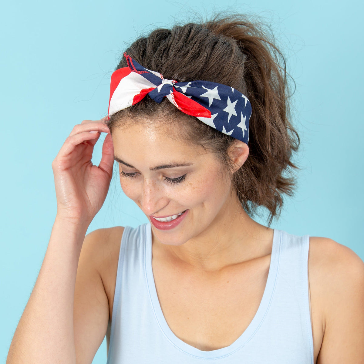 American Flag Bandana