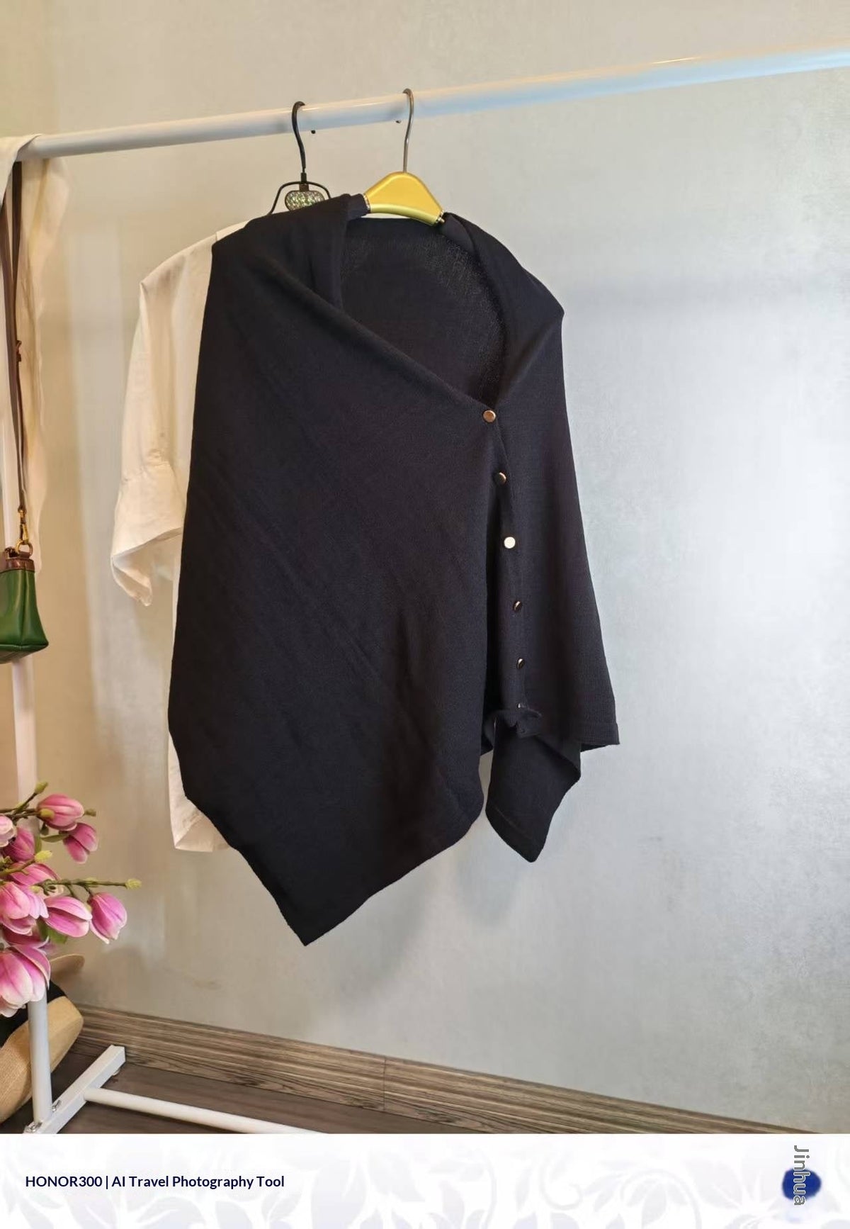 Versatile Slouchy Knit Vintage Womens Shawl With A Sophisticated Touch