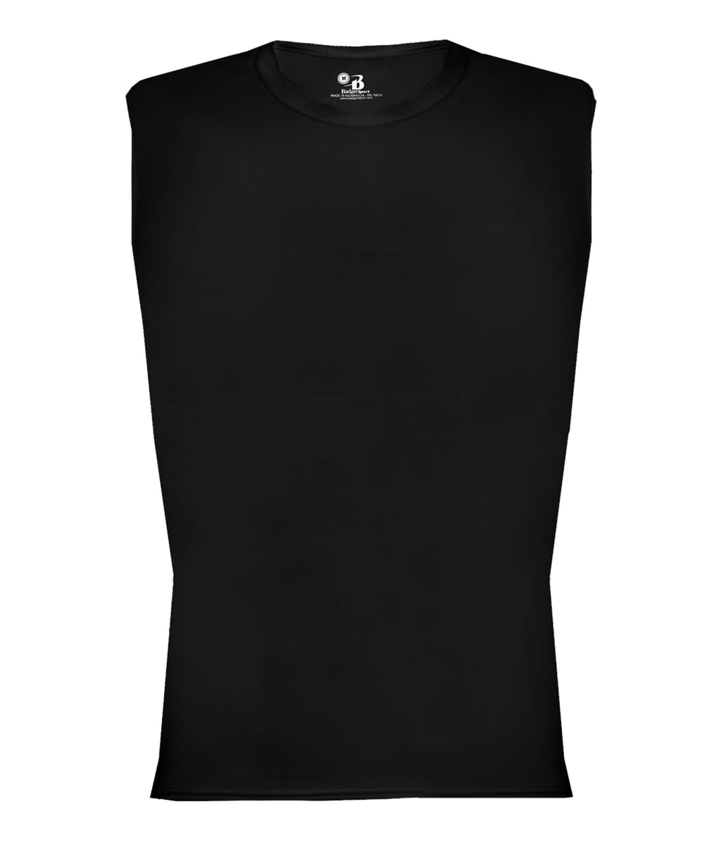 PRO COMPRESSION SLEEVELESS CREW - MOISTURE-WICKING