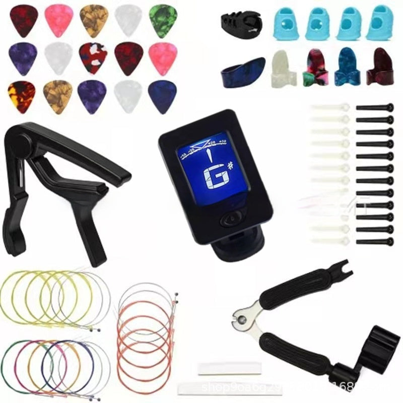 Guitar Accessories Suit Pick String Nail Pillow