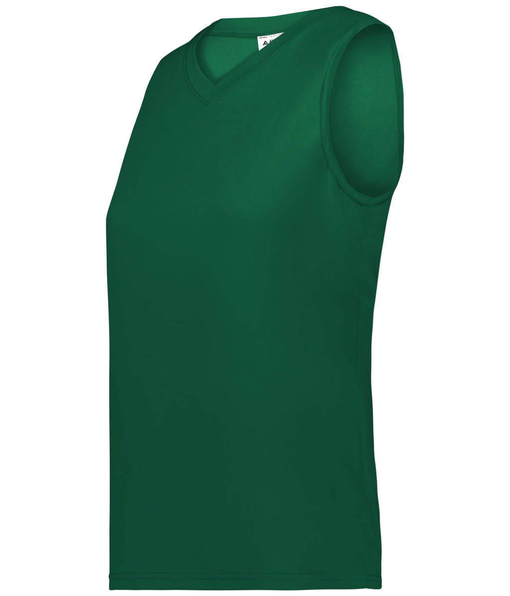 GIRLS ATTAIN WICKING SLEEVELESS JERSEY POLYESTER