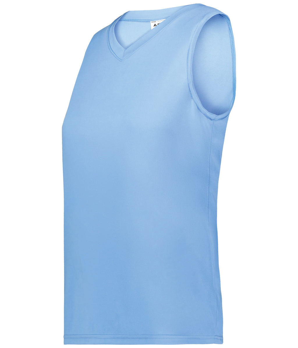 GIRLS ATTAIN WICKING SLEEVELESS JERSEY POLYESTER