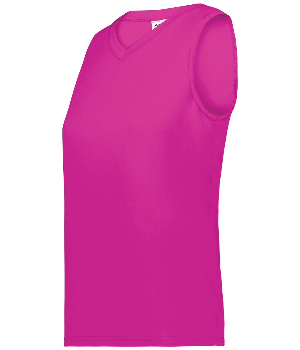 WOMEN'S ATTAIN WICKING SLEEVELESS JERSEY POLYESTER