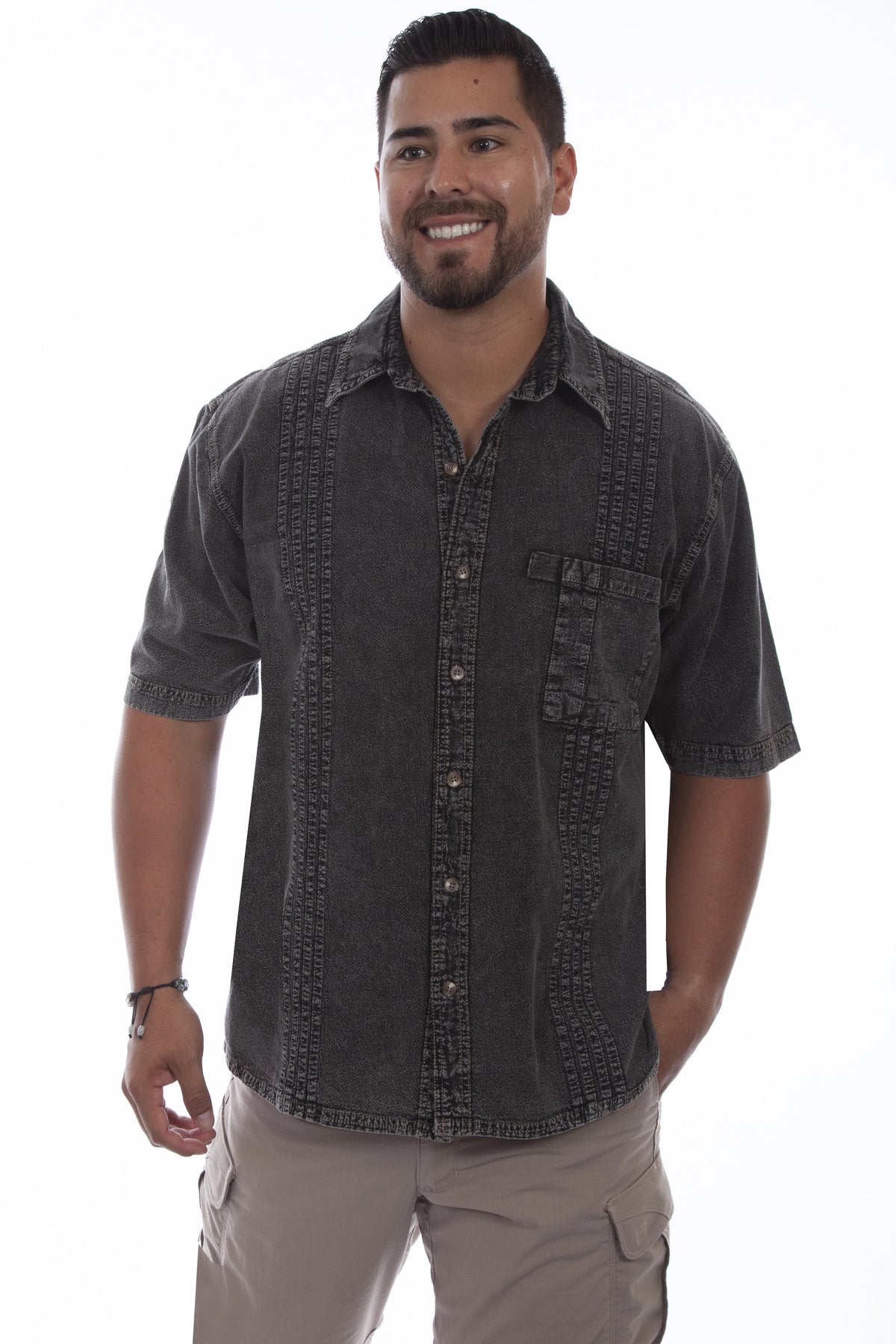 Scully Button Front (4800) - Men's Casual Shirt
