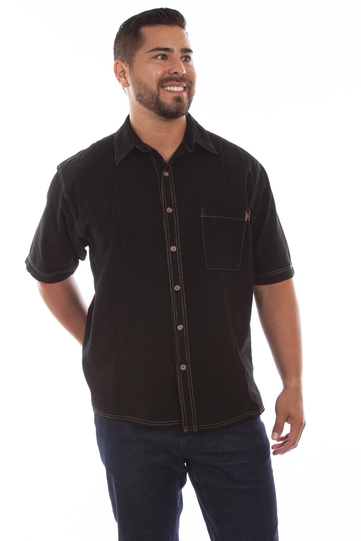 Scully Button Front (4800) - Men's Casual Shirt