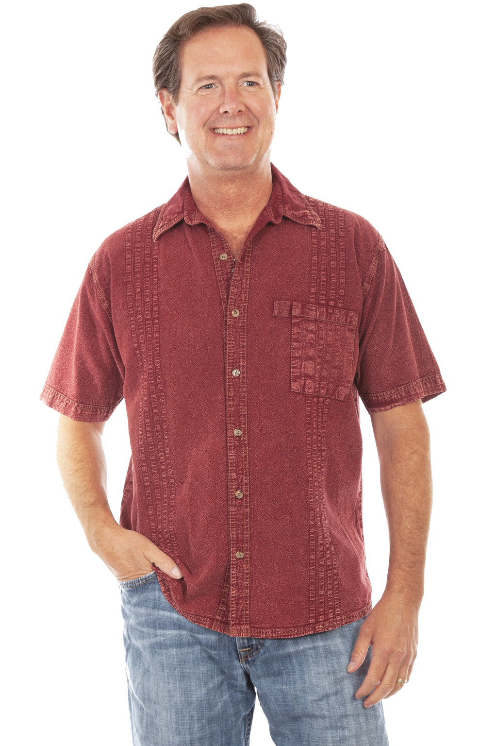 Scully Button Front (4800) - Men's Casual Shirt