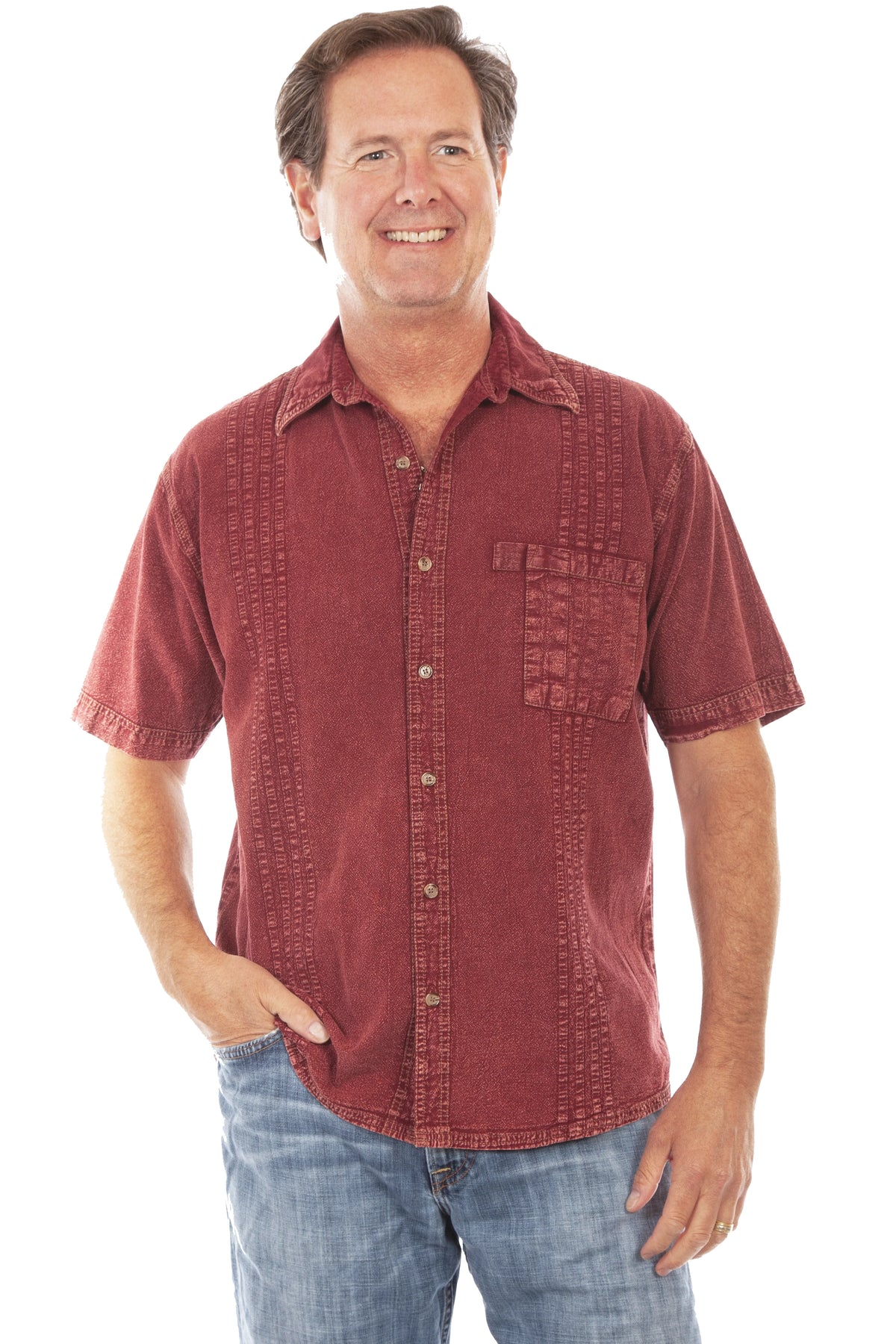 Scully Button Front (4800) - Men's Casual Shirt