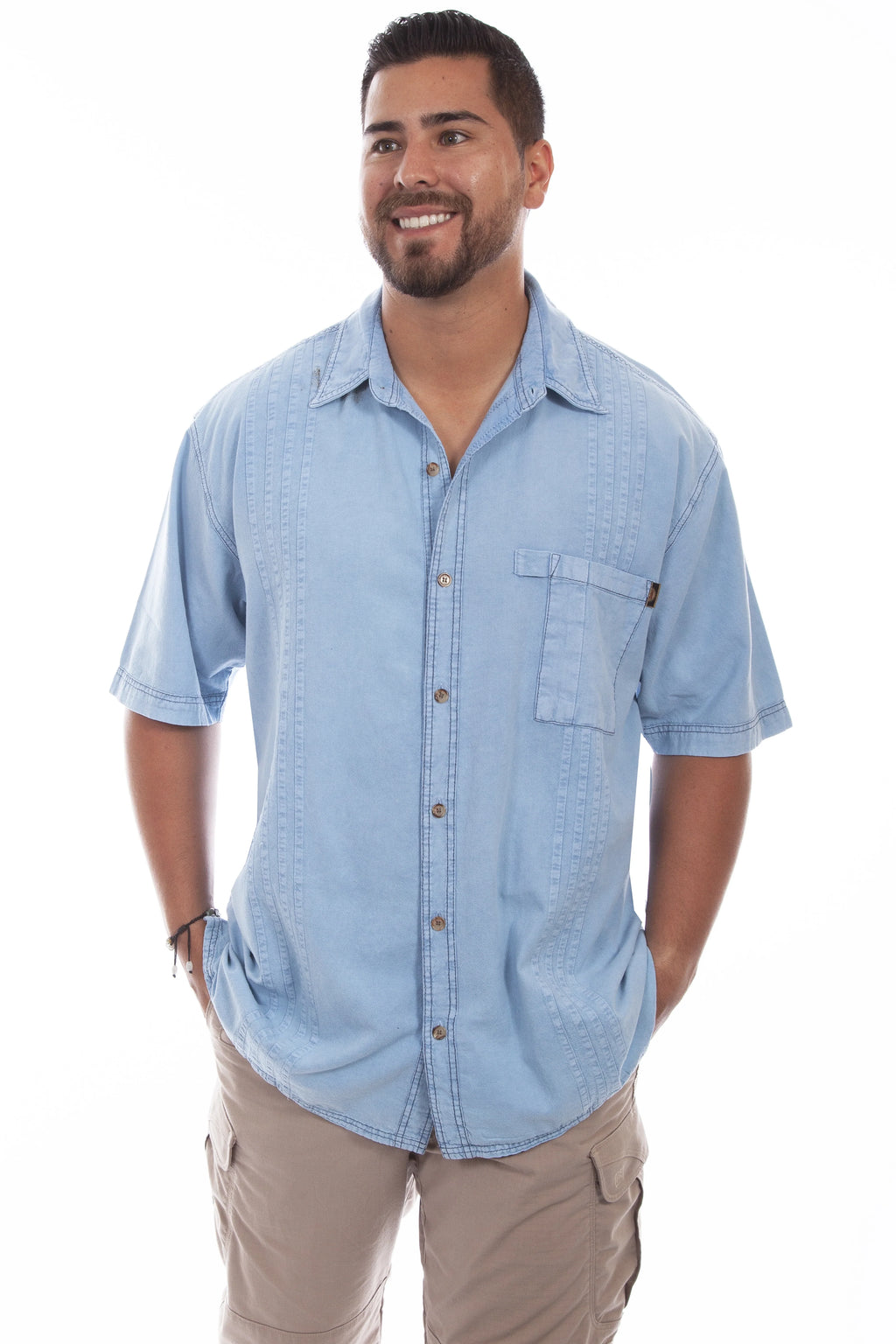 Scully Button Front (4800) - Men's Casual Shirt