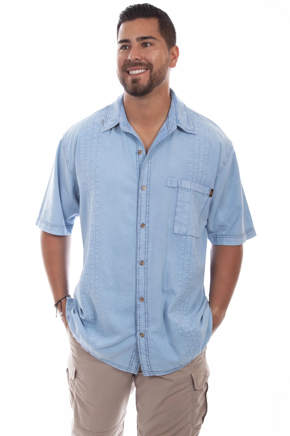 Scully Button Front (4800) - Men's Casual Shirt