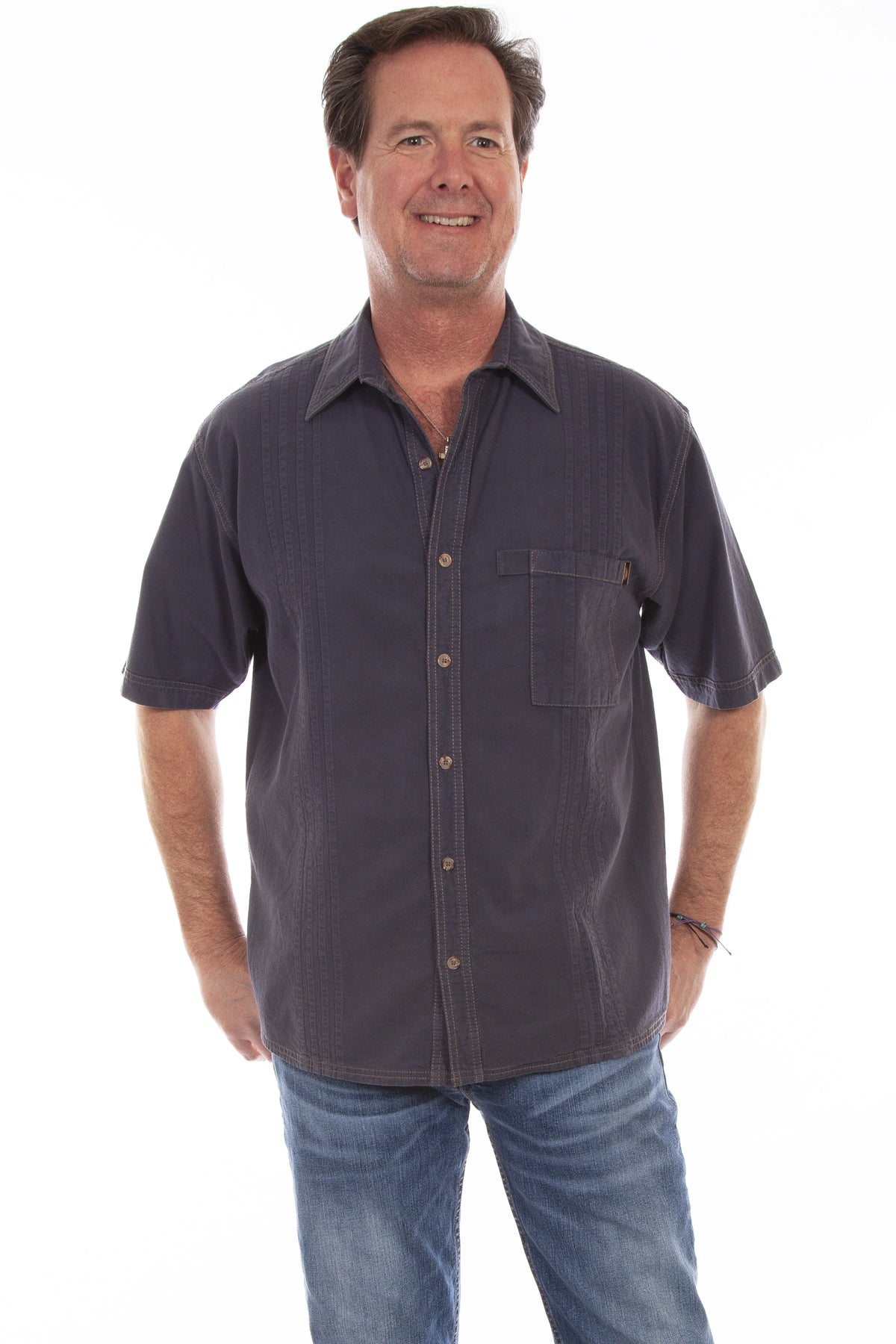 Scully Button Front (4800) - Men's Casual Shirt