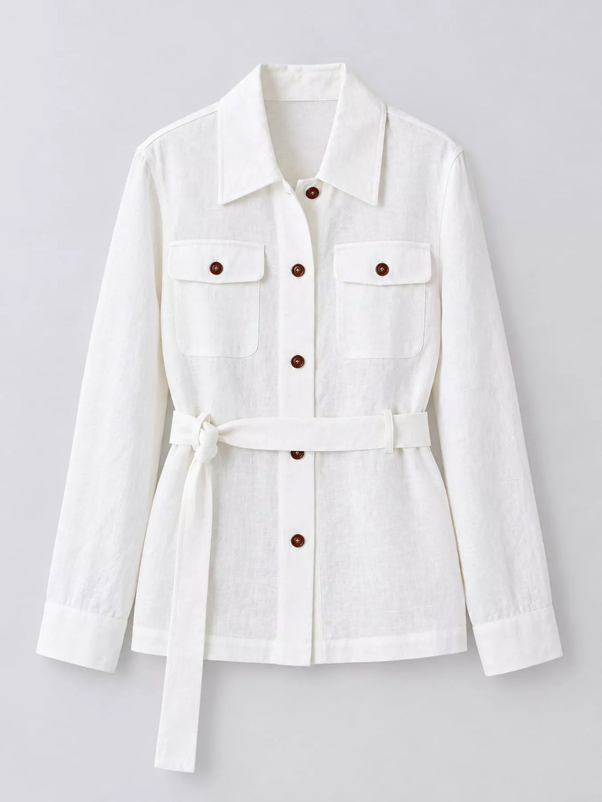 Button Up Long Sleeve Shacket