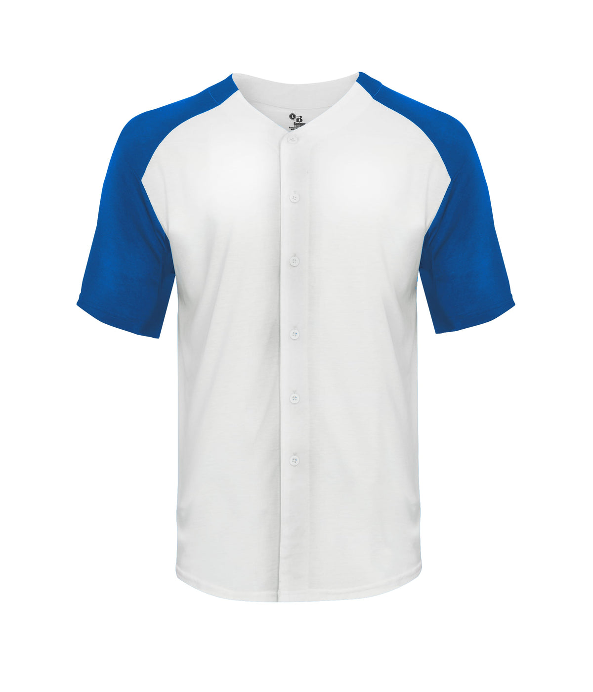 TRI-BLEND FULL BUTTON T-SHIRT - MOISTURE-WICKING PERFORMANCE