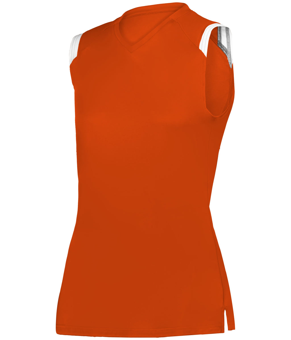 WOMEN'S ON THE RISE SLEEVELESS SOFTBALL JERSEY - MOISTURE-WICKING