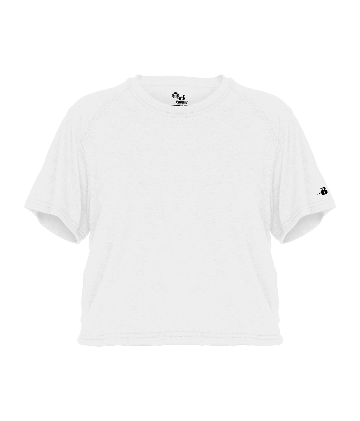 WOMEN'S TRI-BLEND CROP T-SHIRT - MOISTURE-WICKING PERFORMANCE