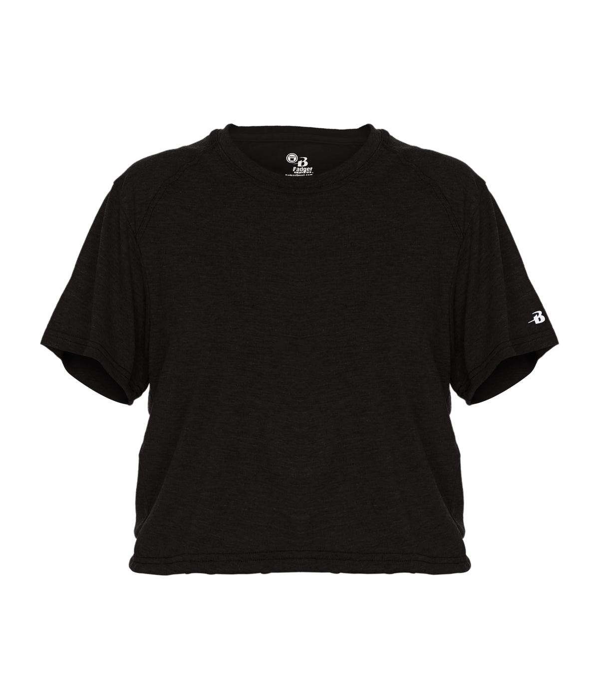 WOMEN'S TRI-BLEND CROP T-SHIRT - MOISTURE-WICKING PERFORMANCE