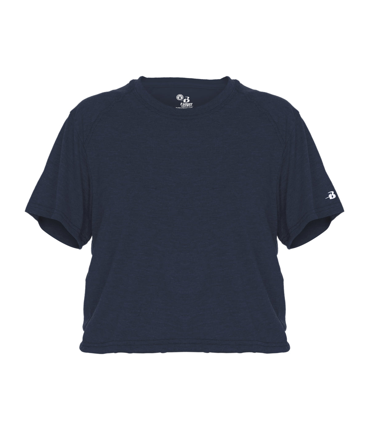 WOMEN'S TRI-BLEND CROP T-SHIRT - MOISTURE-WICKING PERFORMANCE
