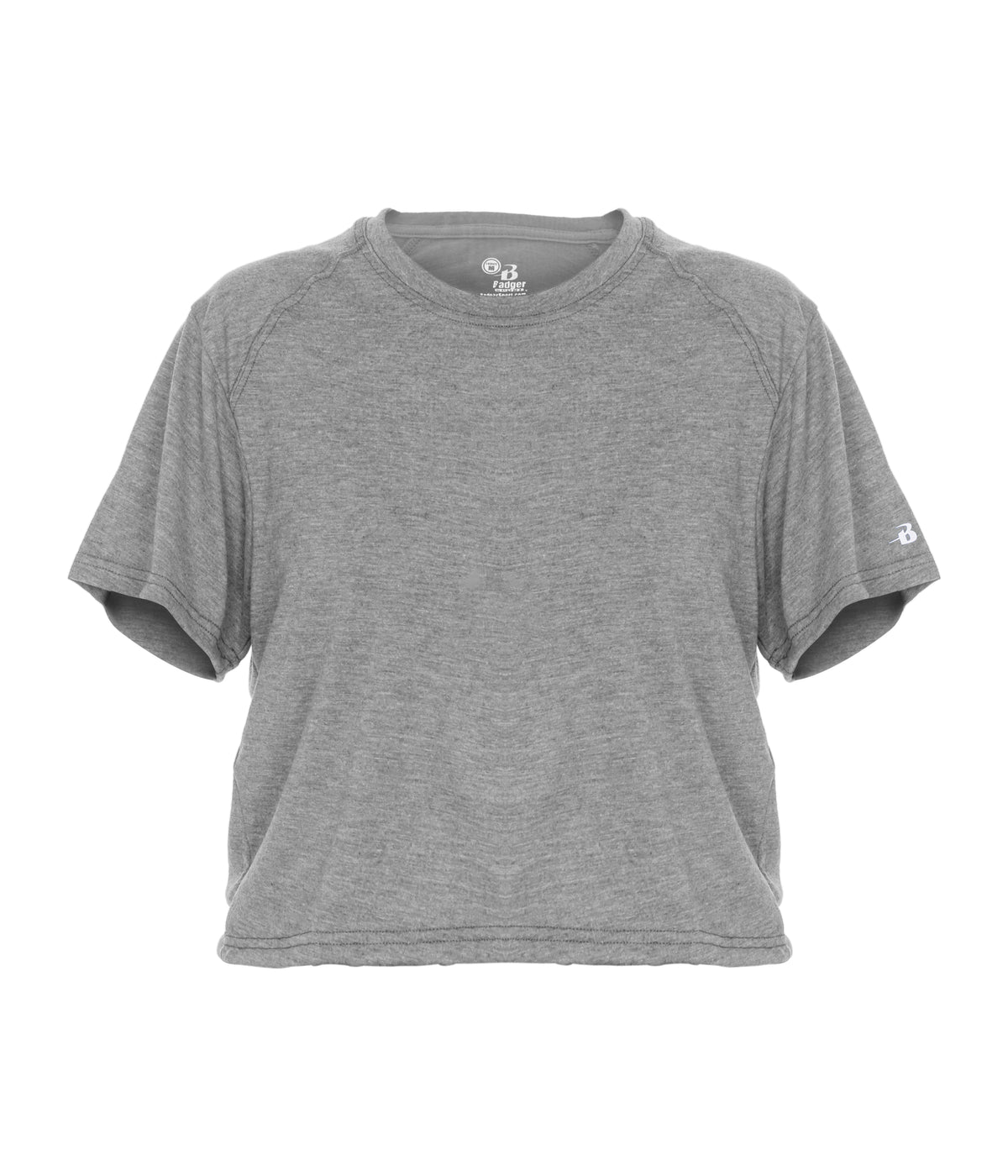WOMEN'S TRI-BLEND CROP T-SHIRT - MOISTURE-WICKING PERFORMANCE