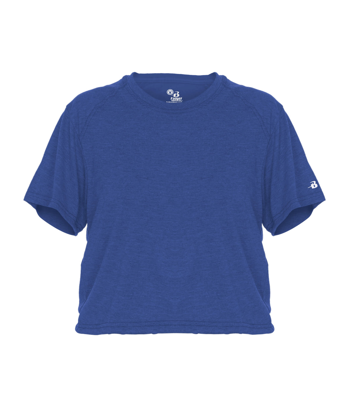 WOMEN'S TRI-BLEND CROP T-SHIRT - MOISTURE-WICKING PERFORMANCE