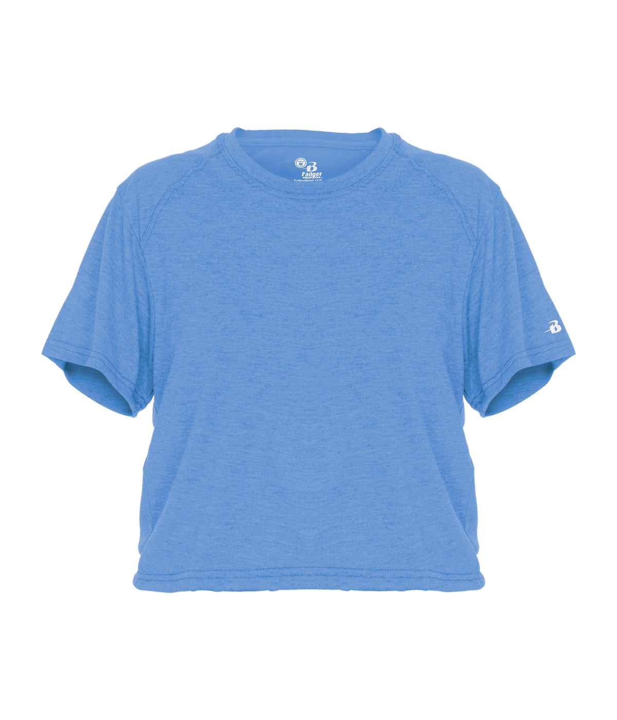 WOMEN'S TRI-BLEND CROP T-SHIRT - MOISTURE-WICKING PERFORMANCE